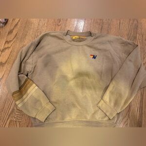 Aviator Nation Small Neutral-Toned Pullover